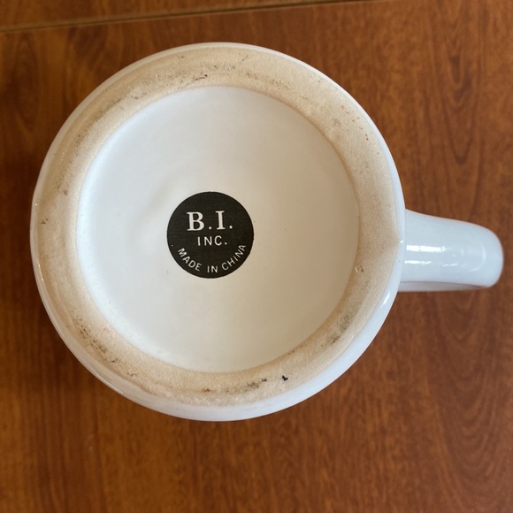 White restaurant mug/cup with salt/pepper/ ketchup/mustard pictured unique rare - Picture 7 of 11